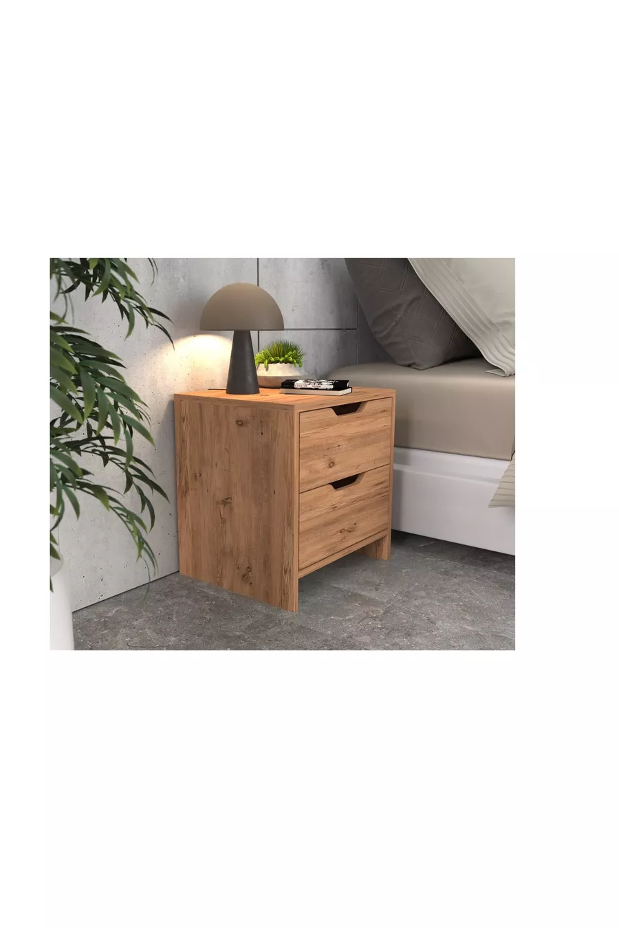 EFES COMMODE, 2 TIROIRS, PIN ATLANTIQUE