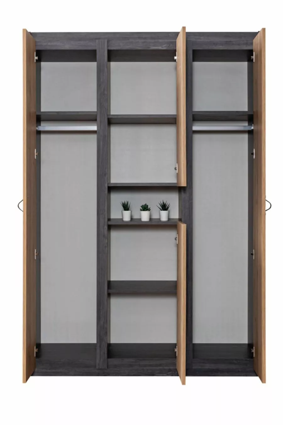 Lit superposé, Lit Nature, Lit simple, Bureau, Armoire 3 portes, 2 matelas Comfort