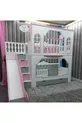 Lit superposé avec toboggan et balcon pour princesse