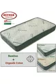 MATELAS À RESSORTS HEYNER DOUBLE FACE EN BAMBOU ET COTON BIOLOGIQUE MATELAS ORTHOPÉDIQUE À RESSORTS