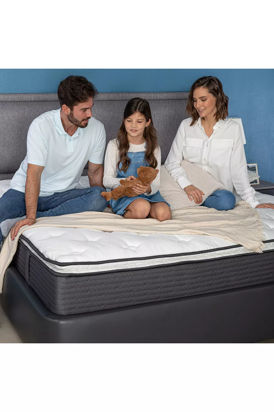 Matelas Uykucu Elite avec plateau-coussin et mousse à mémoire de forme