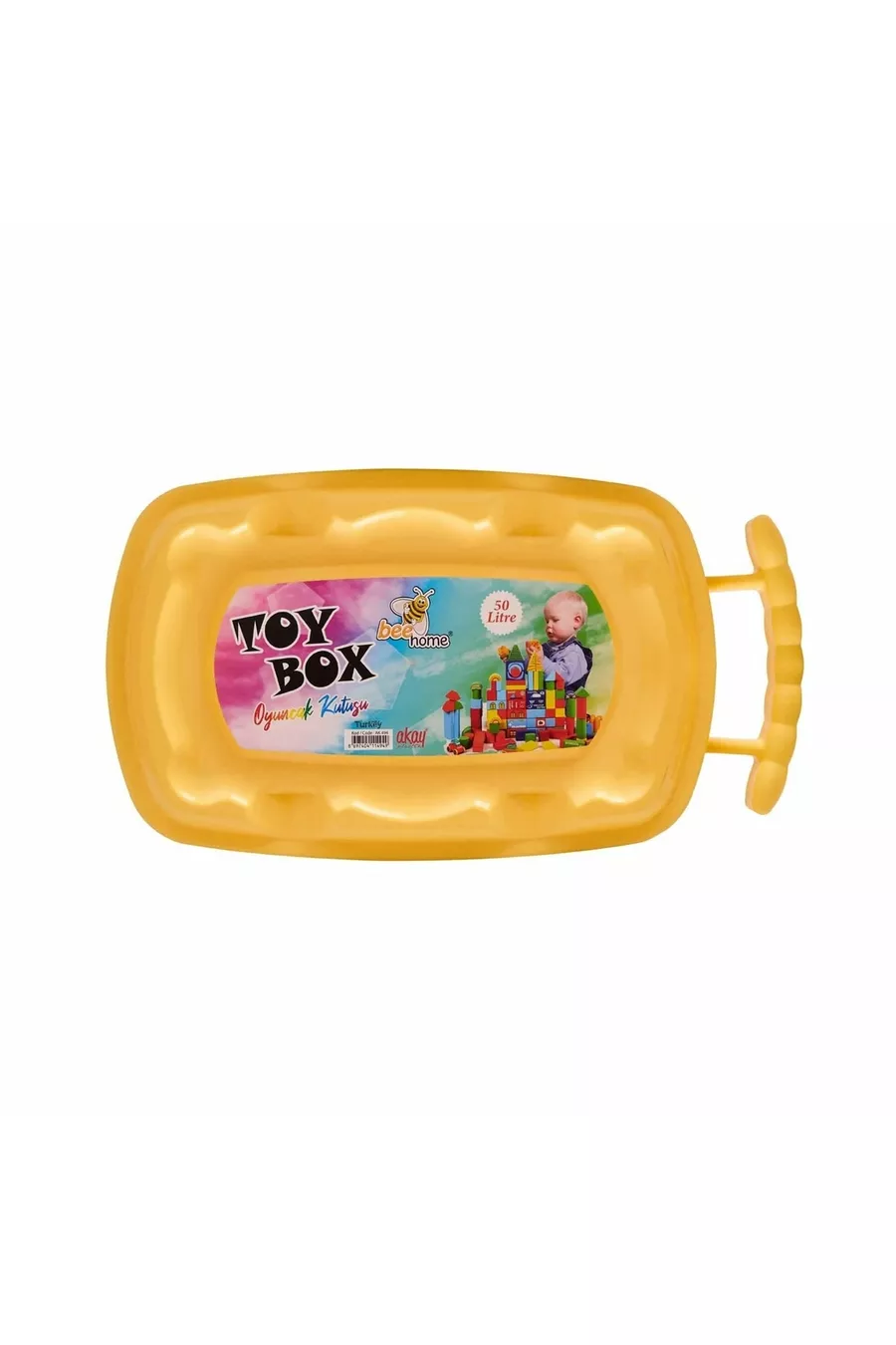 Boîte à jouets à roulettes - Rose - Lt