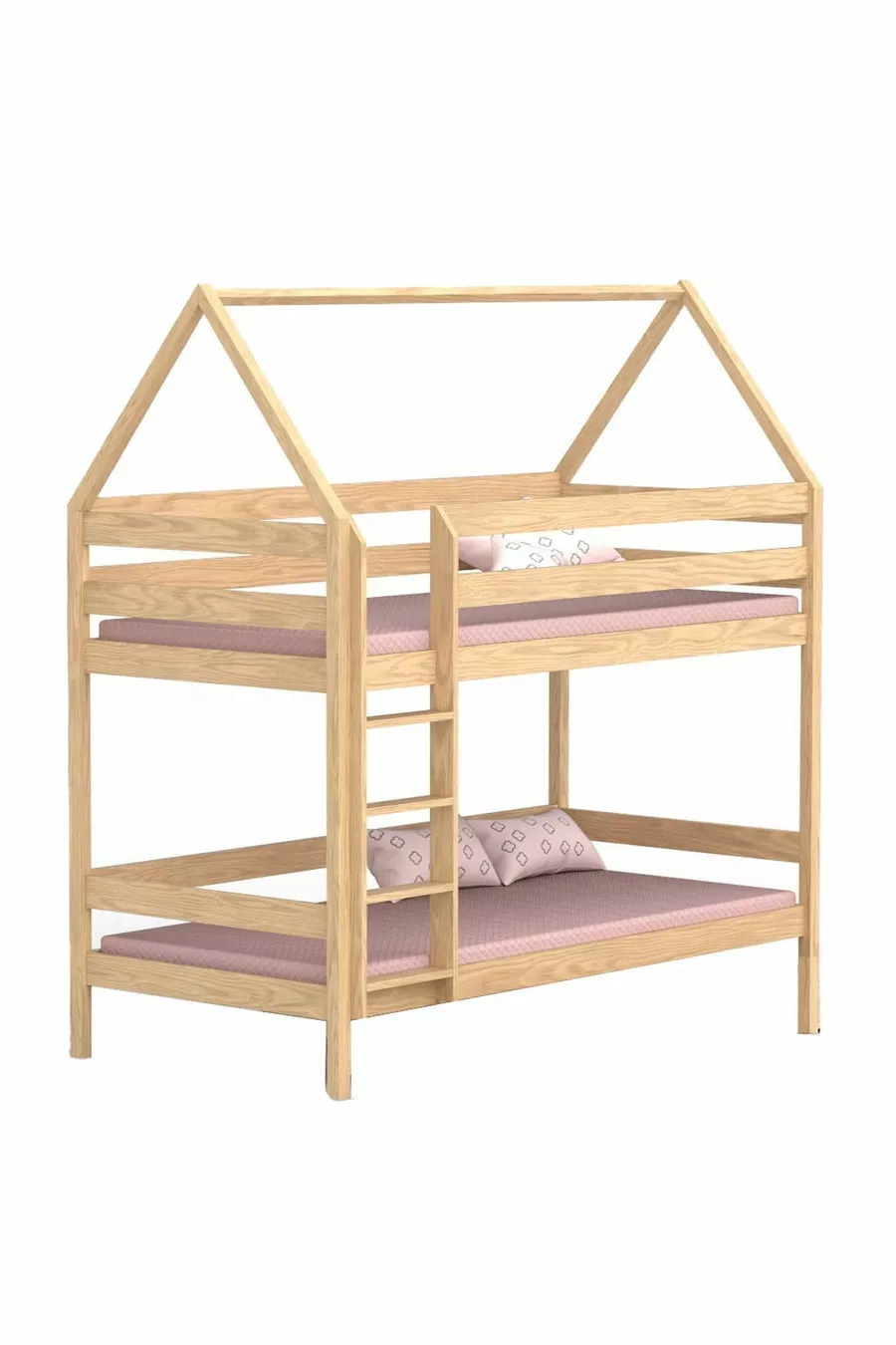 Lit superposé en bois pour chambre d'enfant Markaawm Simge