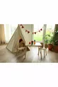 Table et 2 chaises pour enfants Montessori en marron