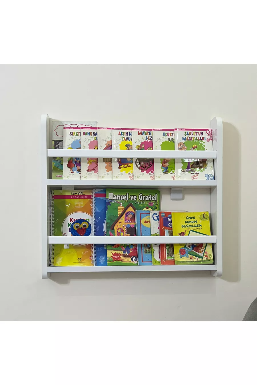 Bibliothèque Carmen à 2 étagères - Bibliothèque Montessori - Bibliothèque pour chambre d'enfant