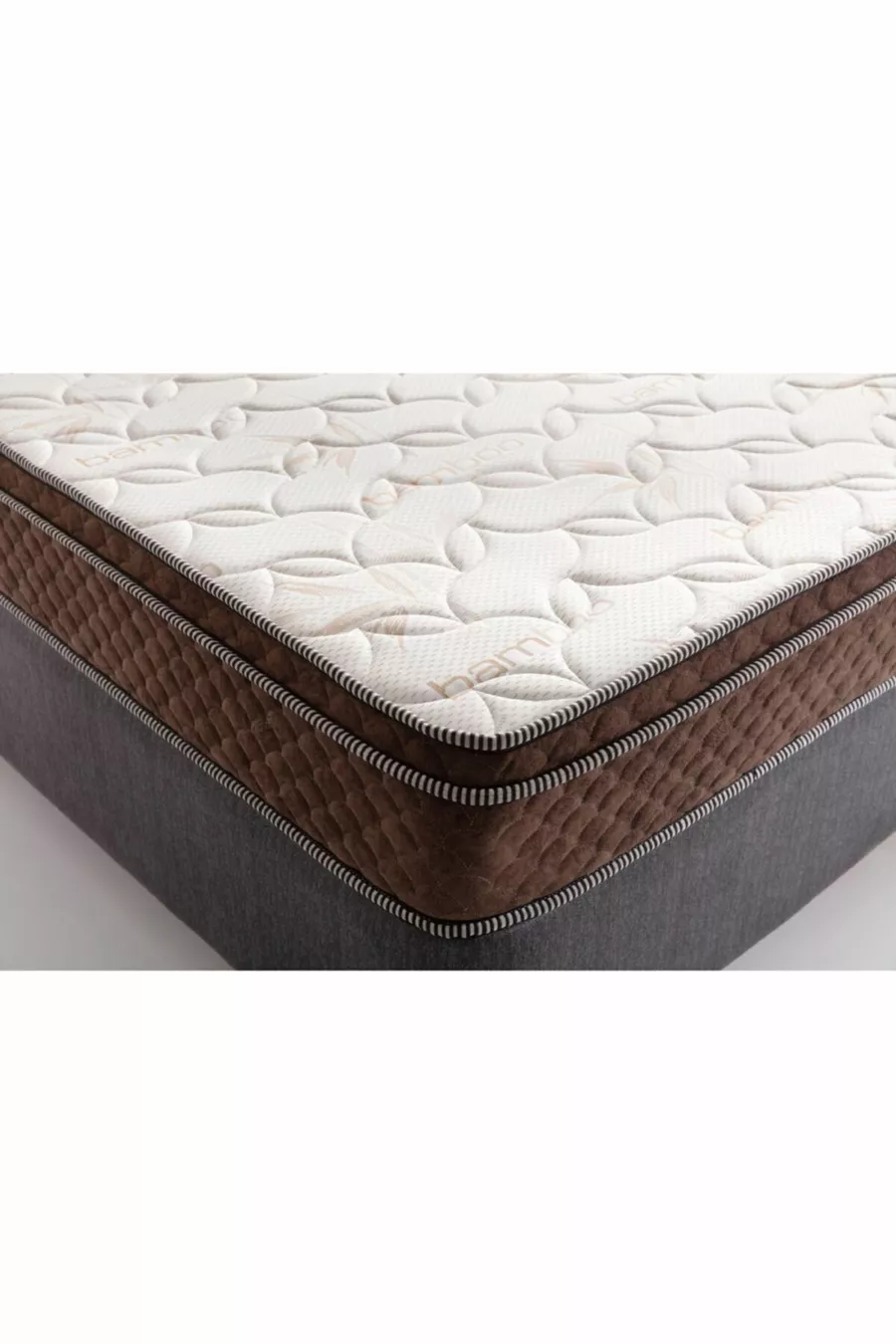 Matelas Orthopédique Ultra Luxe en Bambou avec Ressorts Orthopédiques (Cadeau : Oreiller)