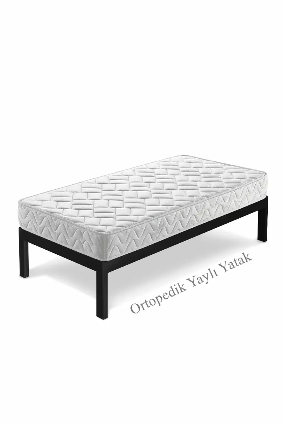 Matelas à ressorts orthopédique Bianco Jacquard