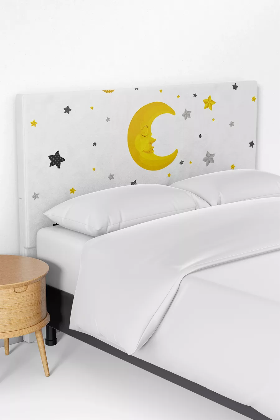 Housse de tête de lit pour enfant avec motif Étoile et Lune