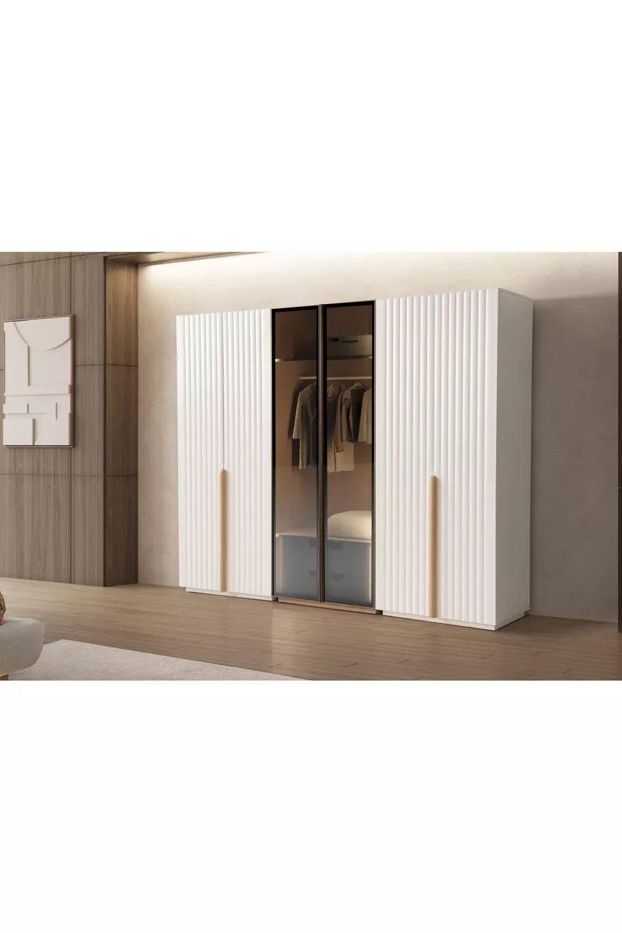ENSEMBLE DE CHAMBRE À COUCHER CAJU