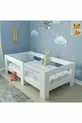 Lit Montessori compatible avec matelas en MDF blanc