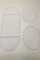 Ensemble de chambre à coucher 3 pièces avec broderie