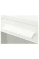 Brımnes, chiffonnier 4 tiroirs, cm, blanc-verre givré