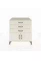 Commode Kronos avec une étagère, 3 tiroirs et 2 portes, Pierre de lune-Pierres de lune