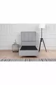 Lit coffre Gold Therapy gris (TÊTE DE LIT ET MATELAS NON INCLUS)