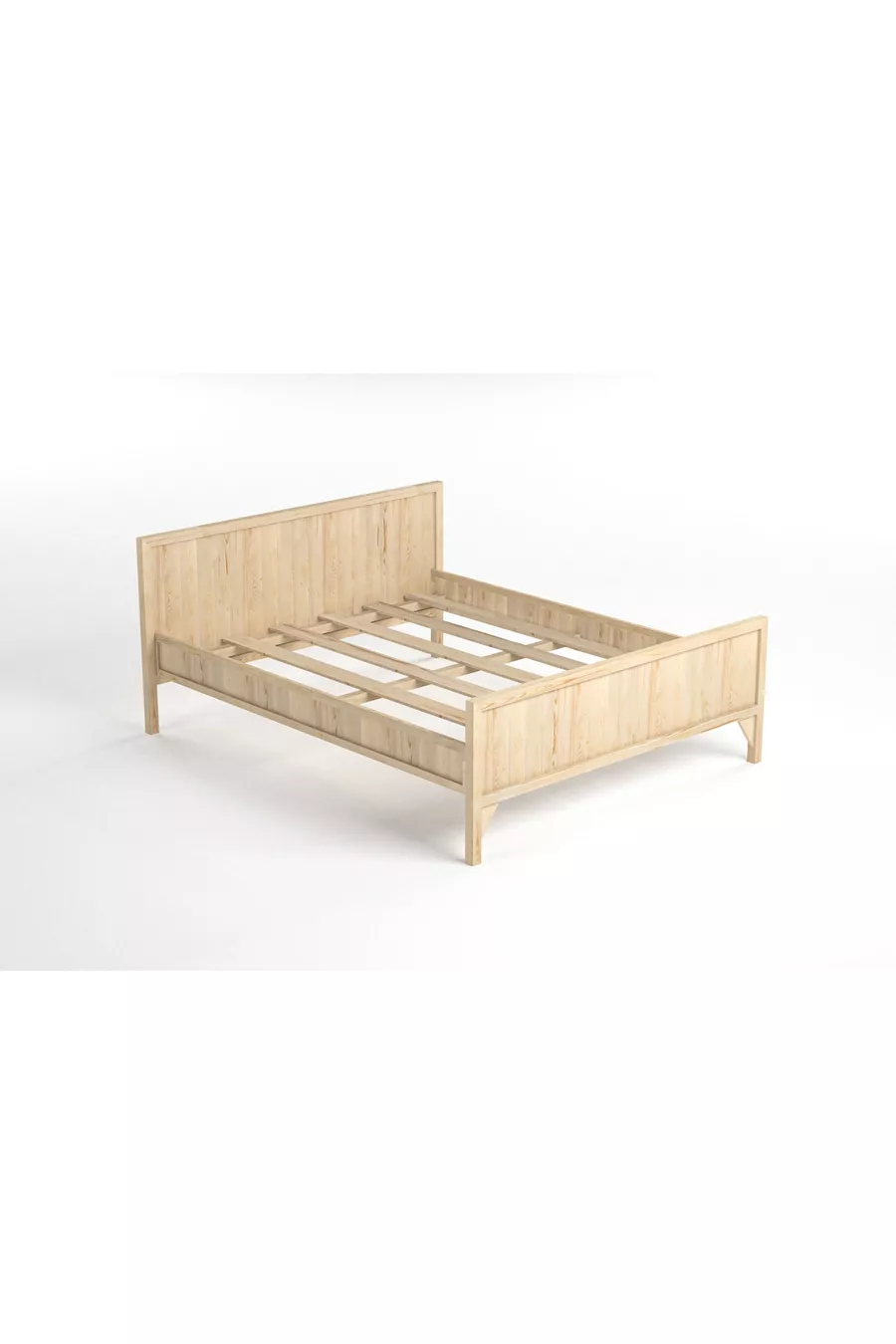Lit en bois massif Mika