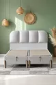 Ensemble Confort Bohem Prime pour Deux Personnes – Matelas à Ressorts Ensachés + Coffre-lit + Tête de Lit