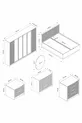Ensemble de chambre à coucher Kale Luxe - grès - Set 2