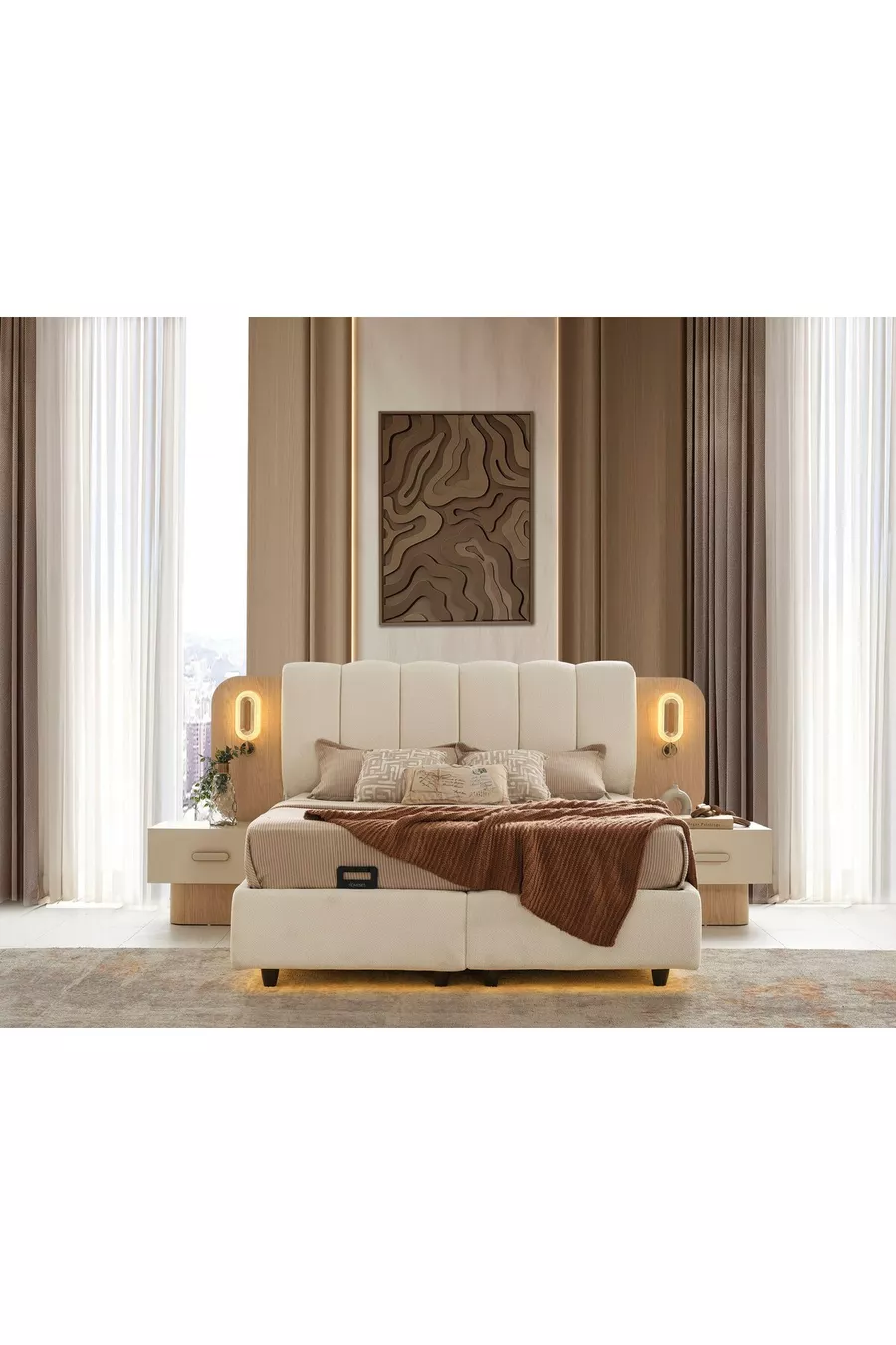CHAMBRE À COUCHER GÜL EN MDF