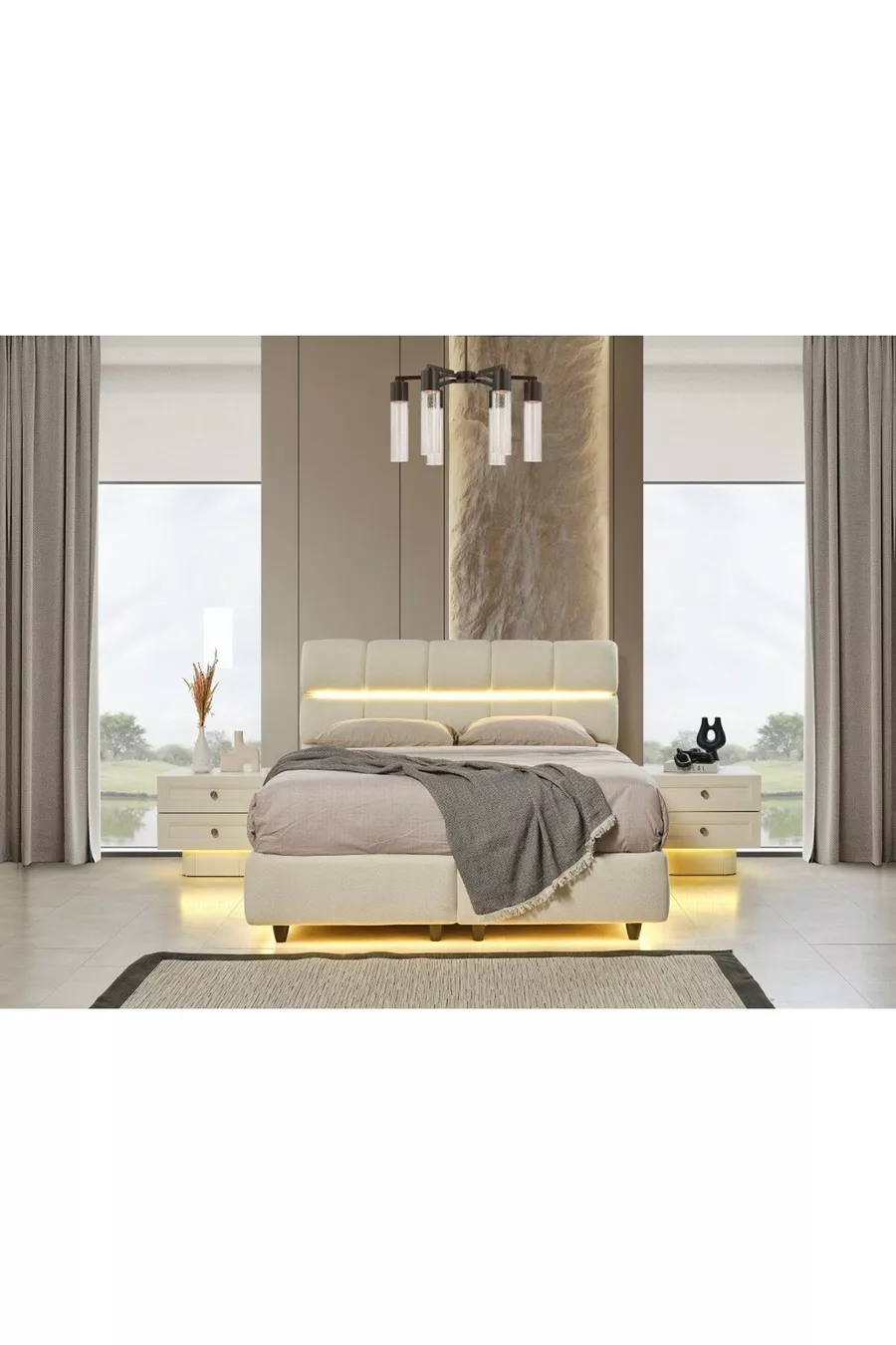 ENSEMBLE DE CHAMBRE À COUCHER ELABOR MDF
