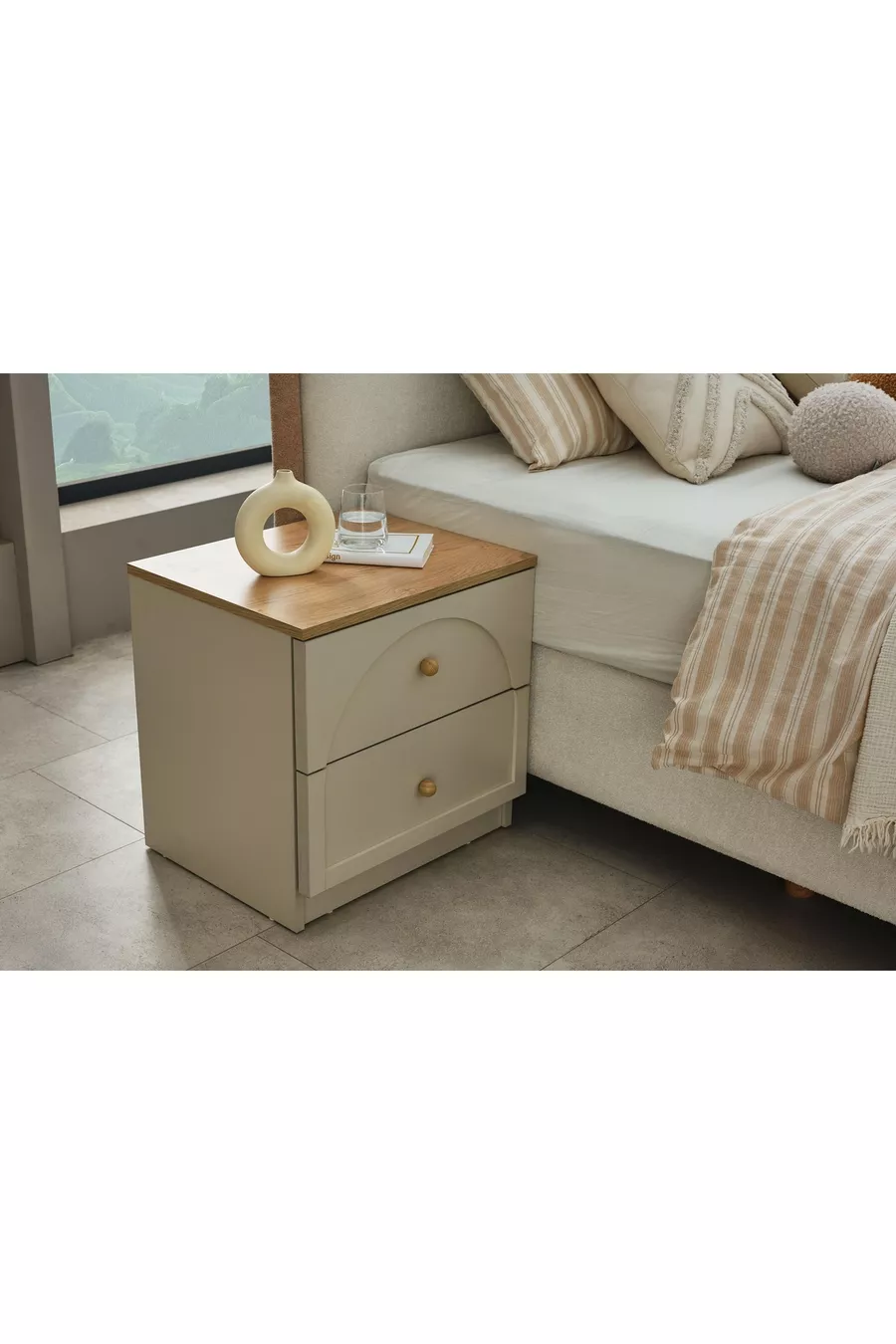ENSEMBLE DE CHAMBRE À COUCHER CAPRA BOHÈME, 5 PORTES