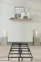 Lit double en acier inoxydable  Cm, non basculant, lit japonais