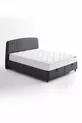 Ensemble 3 pièces lit Silver Therapy, sommier Canto, tête de lit Silver une place - Anthracite