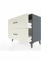 Commode Hyperion 2 tiroirs Anthracite-Pierres de lune