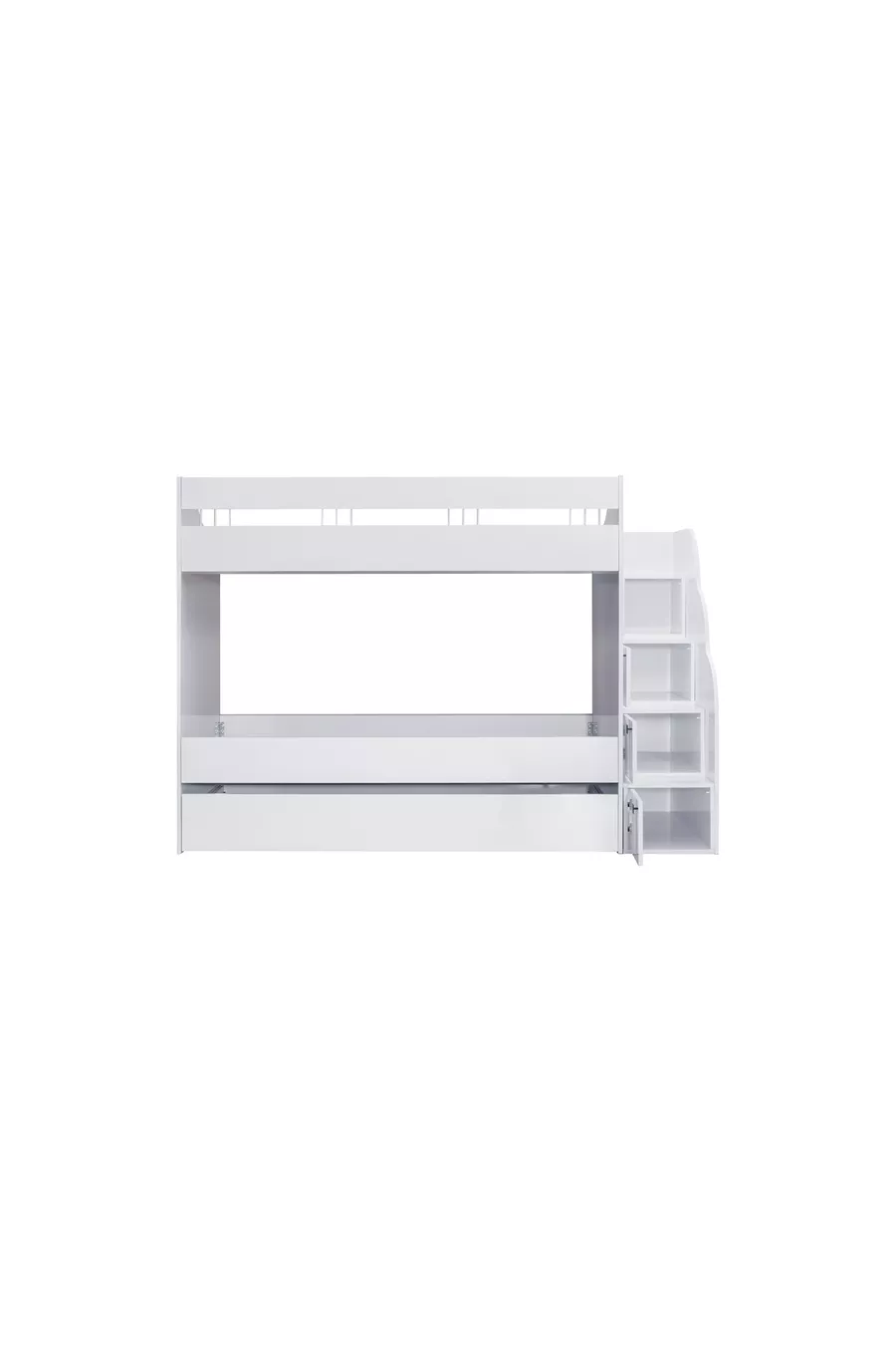 LIT SUPERPOSÉ, LIT SUPERPOSÉ BLANC AVEC TIROIRS