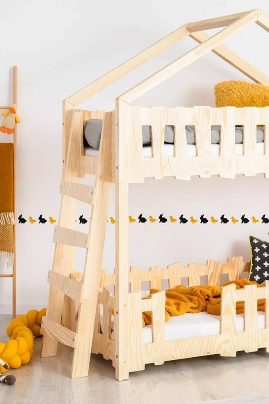 Markaawm Montessori Lits Superposés Lit Bébé Lit Enfant Tower