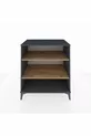 Commode Kronos 2 étagères Anthracite-Pin