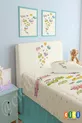 Housse de tête de lit avec papillons à pois colorés