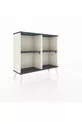 Commode Arges 2 étagères Pierre de lune-Anthracite