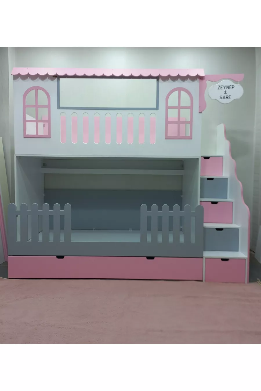 LIT SUPERPOSÉ AVEC LIT POUR BÉBÉ ILICA
