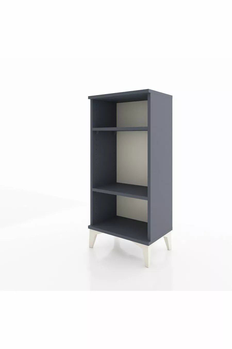 Chevet Arges à 2 étagères Anthracite-Anthracite