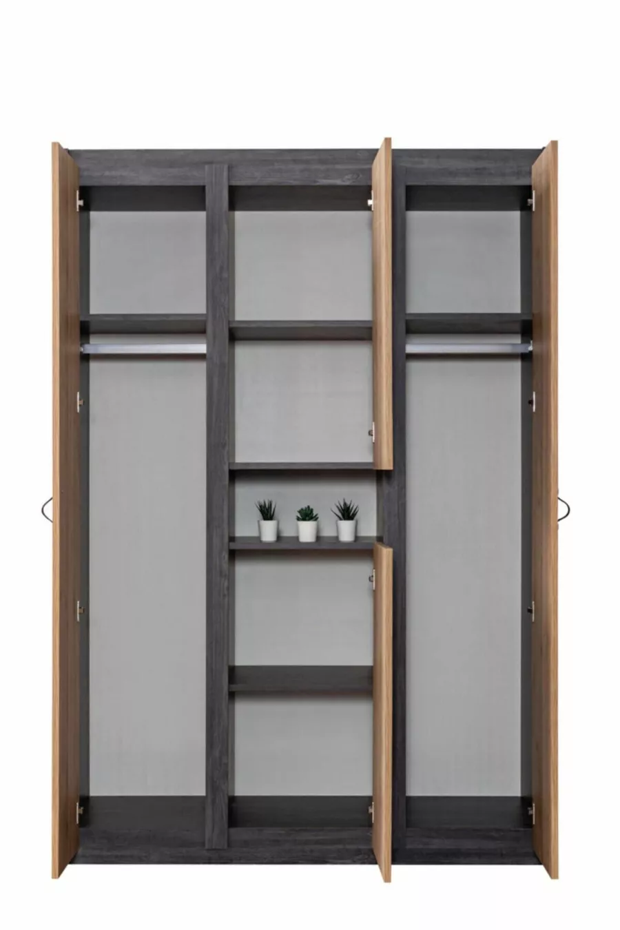 Lits superposés, Lit superposé Doğa avec armoire 3 portes