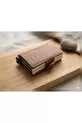 Porte-cartes et portefeuille à double mécanisme en cuir véritable à  %