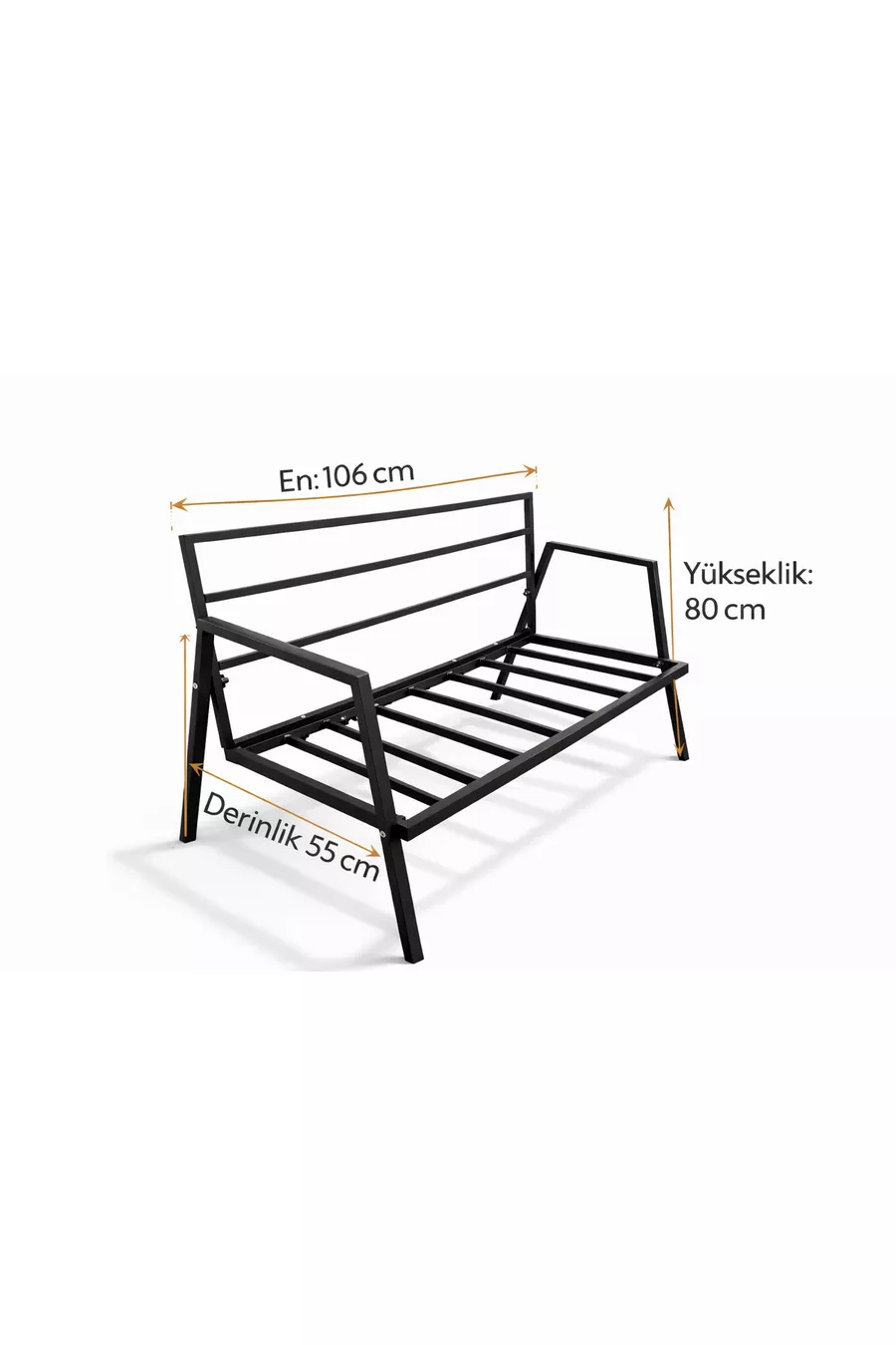 DREAM Balcon, Ensemble de Jardin, Café, Canapé en Métal, Ensemble de Canapés, Mobilier de Jardin, 2+1+1 avec table(s)
