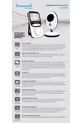  Caméra Bébé Weewel - Écran LCD 2,4", Conversation Bidirectionnelle, Berceuse Apaisante