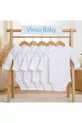 Body pour bébé garçon et fille à manches longues avec boutons-pression, lot de 5, col enveloppant