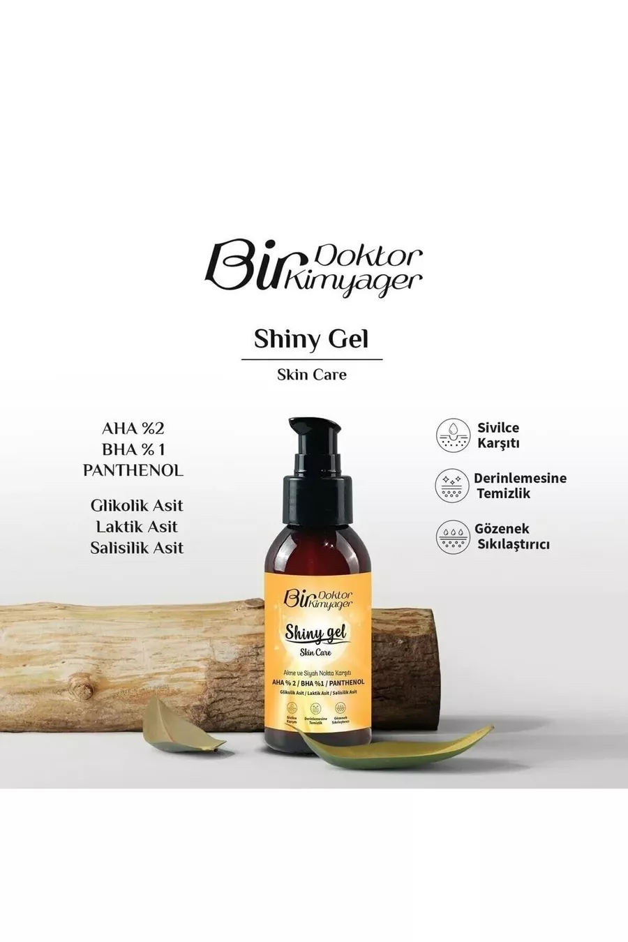 Gel Brillant (Anti-Acné et Points Noirs %2 AHA %1 BHA) ( ML)