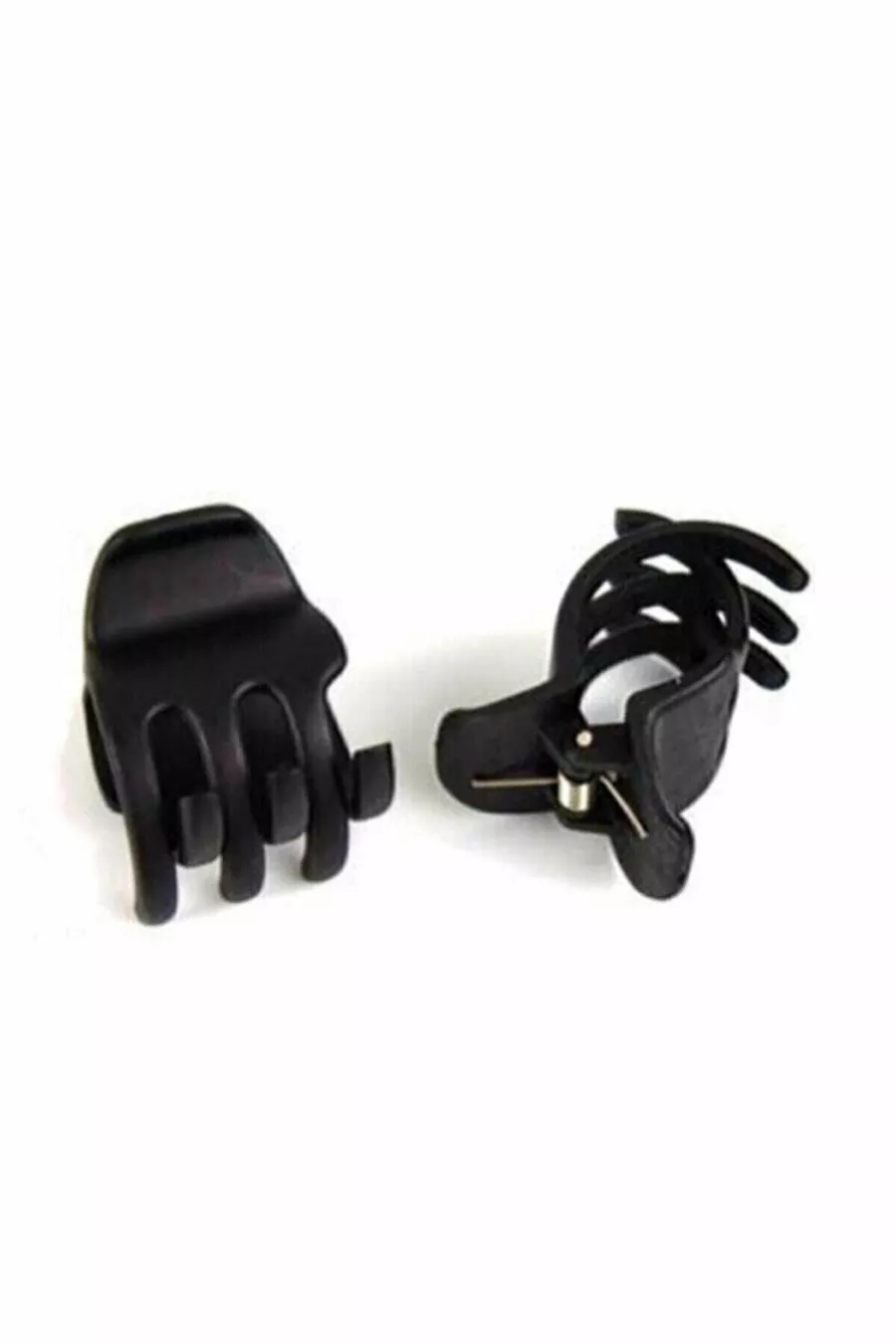 Lot de  Pinces à cheveux incassables mat noires à 3 dents, taille moyenne, pour femmes et enfants (2CM*3CM)