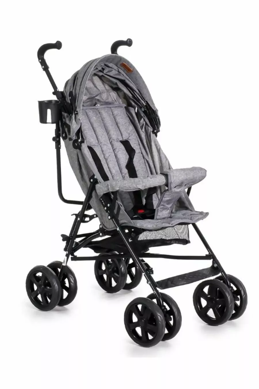Poussette canne Siena utilisable de la naissance à 3 ans Gris