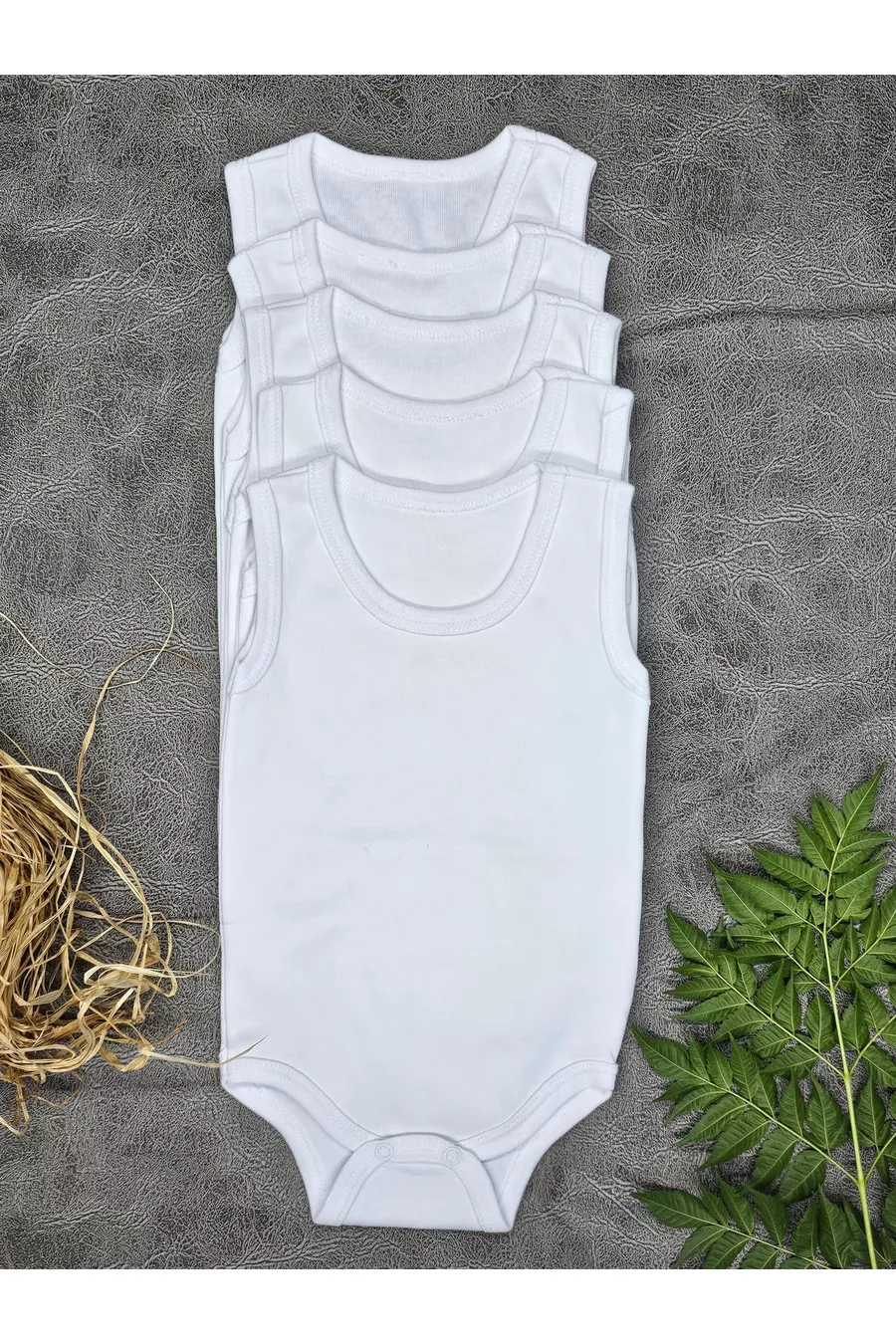 Body pour bébé blanc lot de 5 Body blanc en coton lot de 5