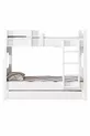 Lits superposés en profil MDF, lit superposé modulable Eurasia avec 3 matelas confort