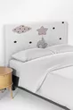 Housse de tête de lit pour lit coffre de chambre d'enfant Éléphant Gris