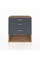 Commode Hyperion 3 tiroirs Pin-Anthracite
