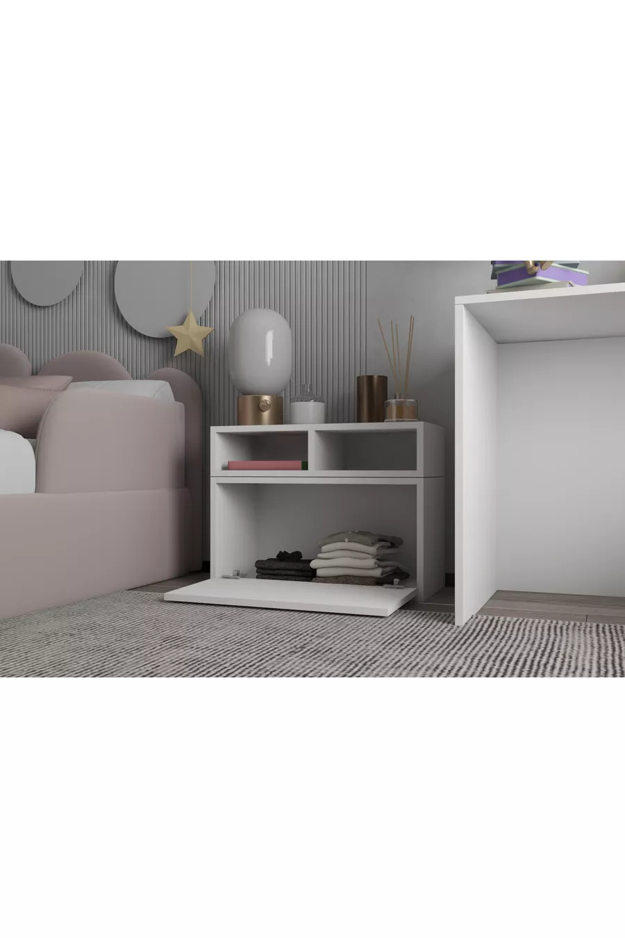 Ensemble de rangement modulable pour chambre d'enfant – 