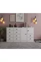 Commode avec tiroirs et armoire blanche Cm -Ç