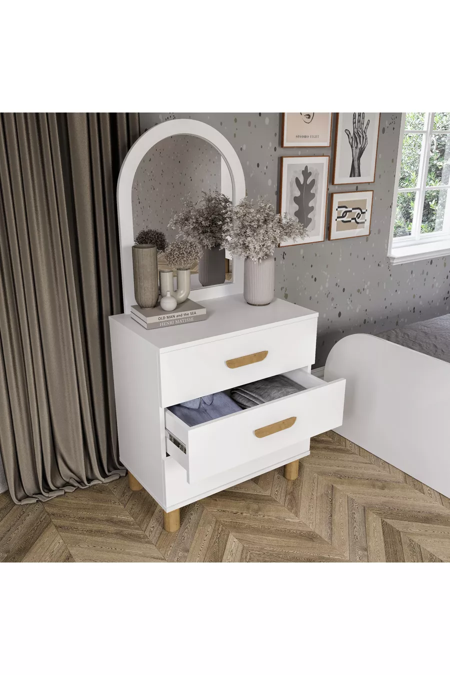 Ensemble de chambre d'enfant Bohem Sun, entièrement en MDF
