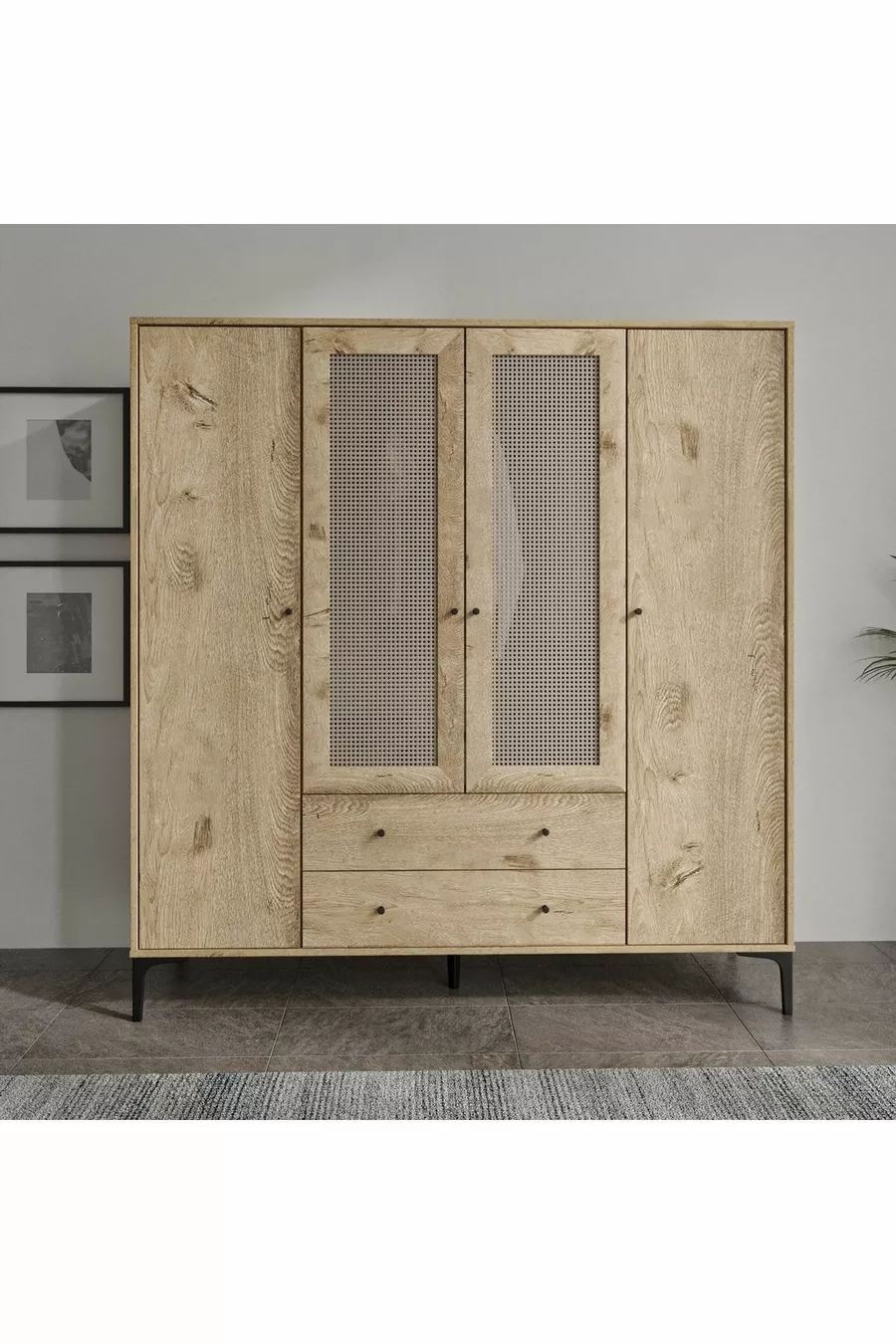 Chambre d'adolescent Trio XL (CHÊNE) (%MDF)